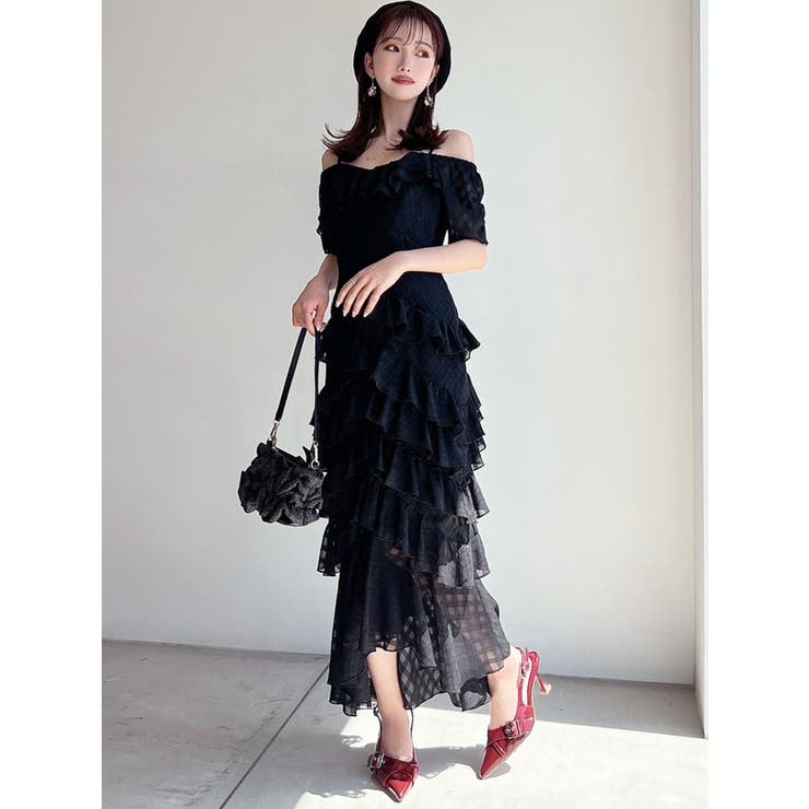 ヘムラッフルアシメワンピース | RESEXXY | 詳細画像8 