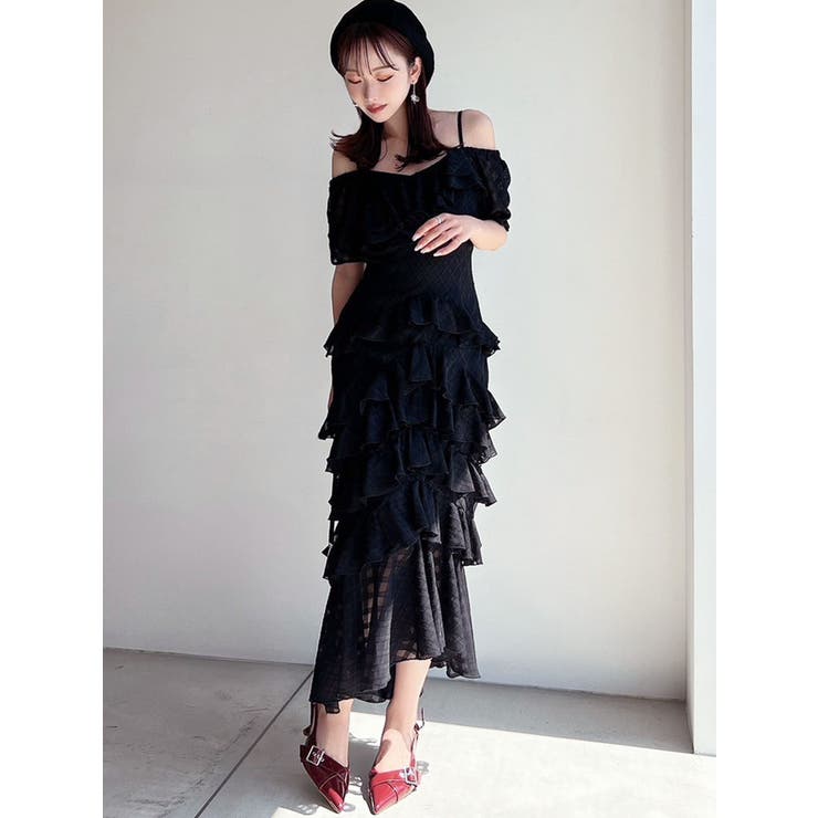 ヘムラッフルアシメワンピース | RESEXXY | 詳細画像9 