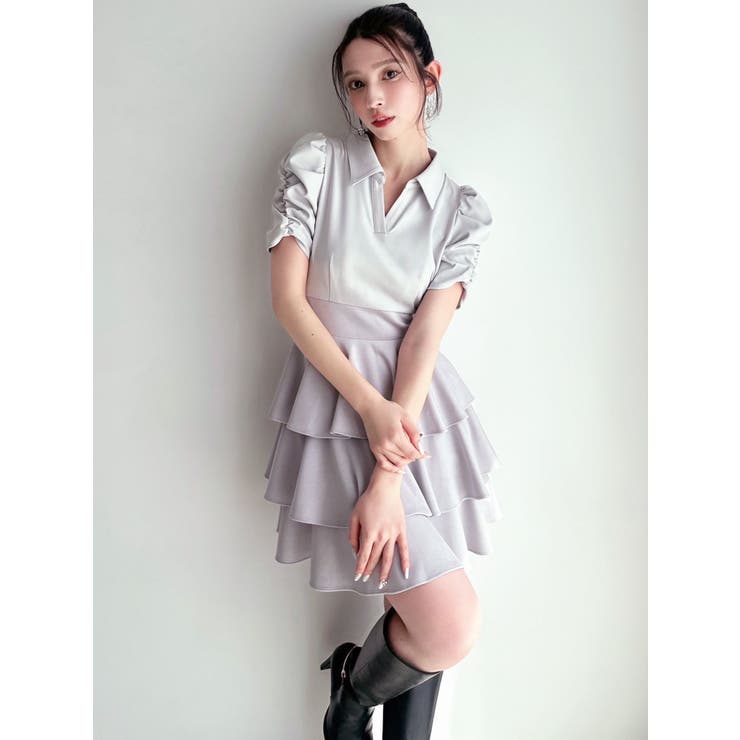 ボリュームフレアミニワンピース | RESEXXY | 詳細画像10 