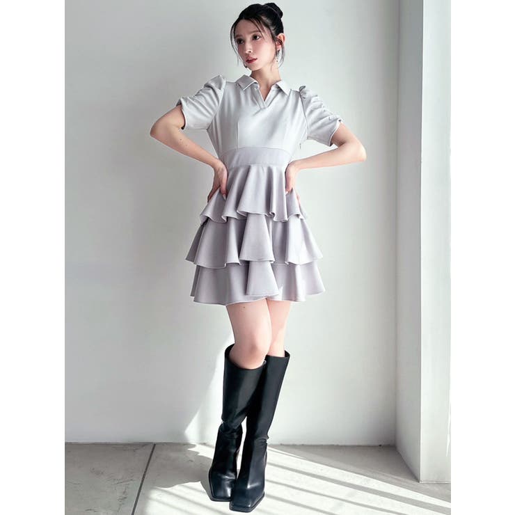 ボリュームフレアミニワンピース | RESEXXY | 詳細画像12 