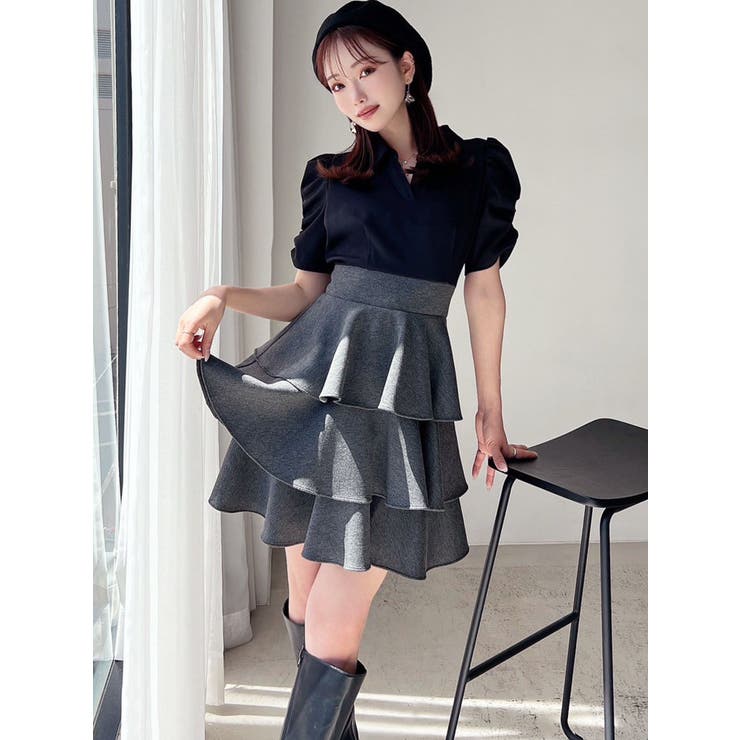 ボリュームフレアミニワンピース | RESEXXY | 詳細画像2 