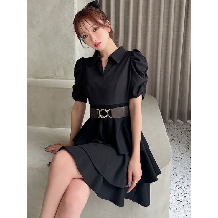 ボリュームフレアミニワンピース | RESEXXY | 詳細画像21 