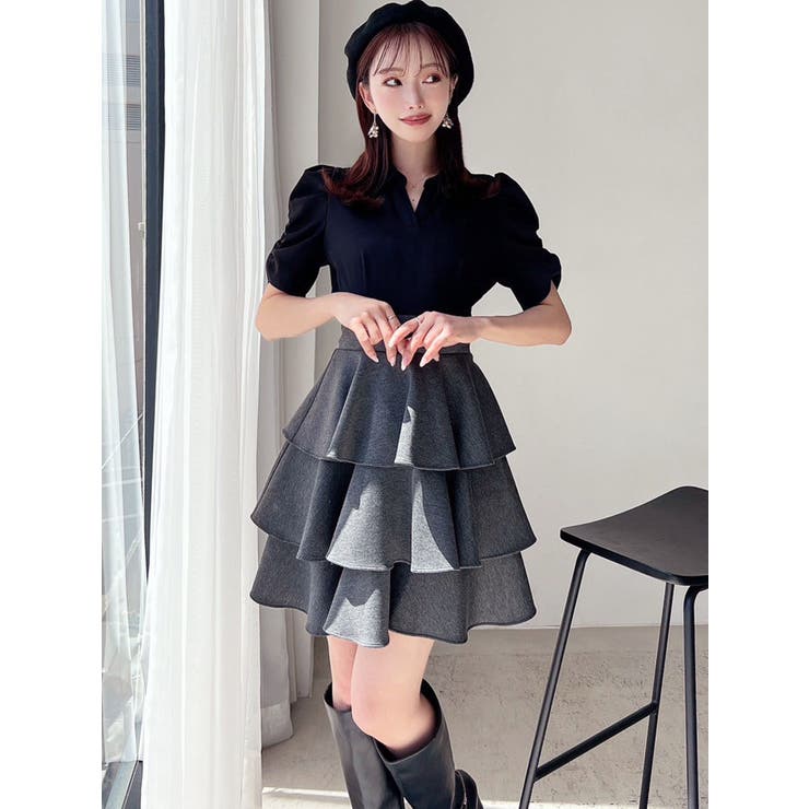 ボリュームフレアミニワンピース | RESEXXY | 詳細画像3 