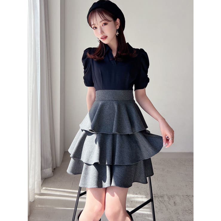 ボリュームフレアミニワンピース | RESEXXY | 詳細画像4 