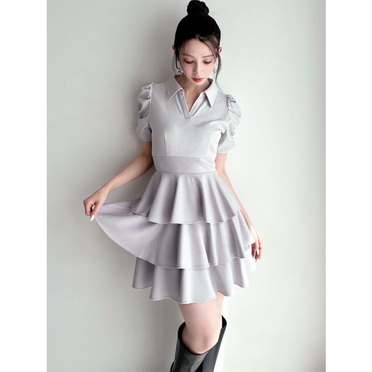 ボリュームフレアミニワンピース | RESEXXY | 詳細画像9 