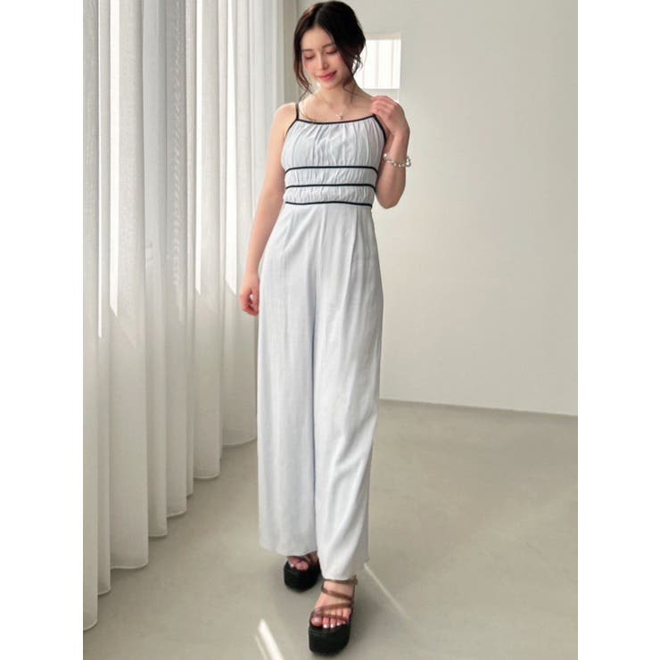 RESSEXY カットレイヤードトップス リゼクシー RESEXXY カットレイヤードトップス （ブルー