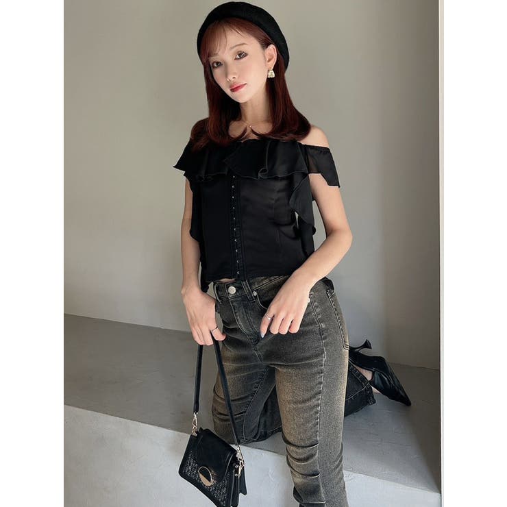 コルセットラッフルブラウス | RESEXXY | 詳細画像12 