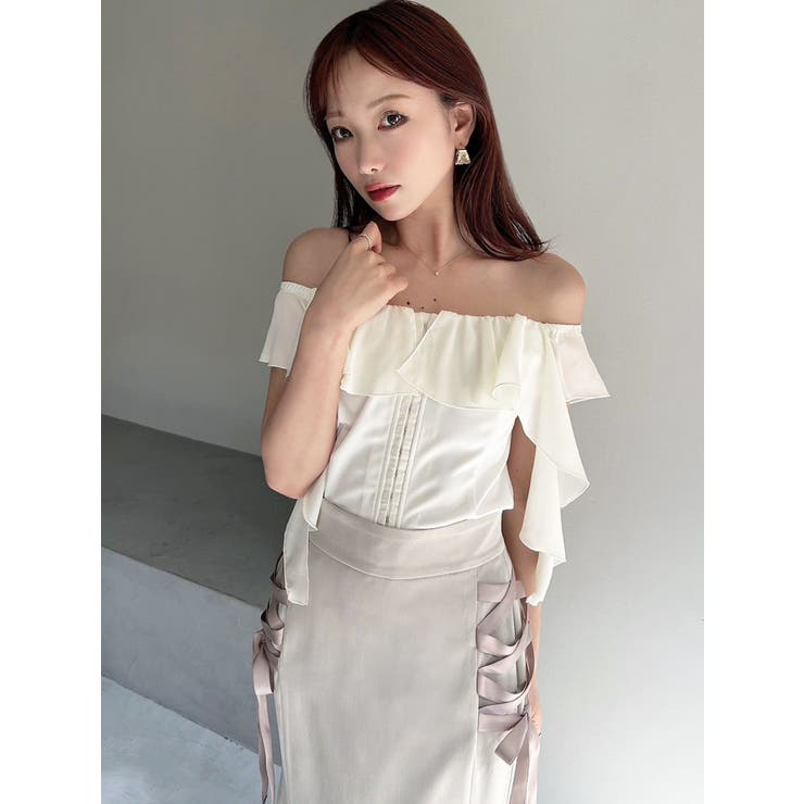 コルセットラッフルブラウス | RESEXXY | 詳細画像2 