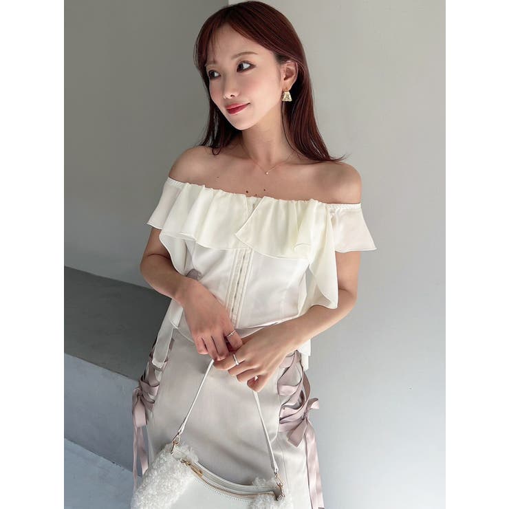 コルセットラッフルブラウス | RESEXXY | 詳細画像3 