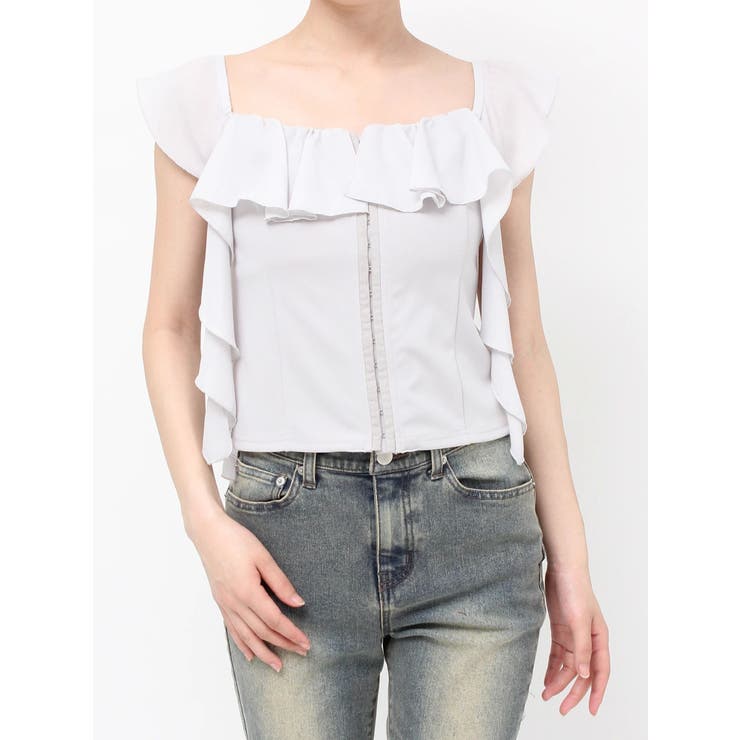 コルセットラッフルブラウス | RESEXXY | 詳細画像30 