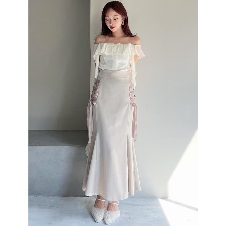 コルセットラッフルブラウス | RESEXXY | 詳細画像4 