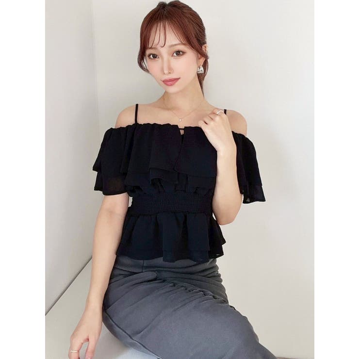 オフショルシャーリングチュニック | RESEXXY | 詳細画像12 