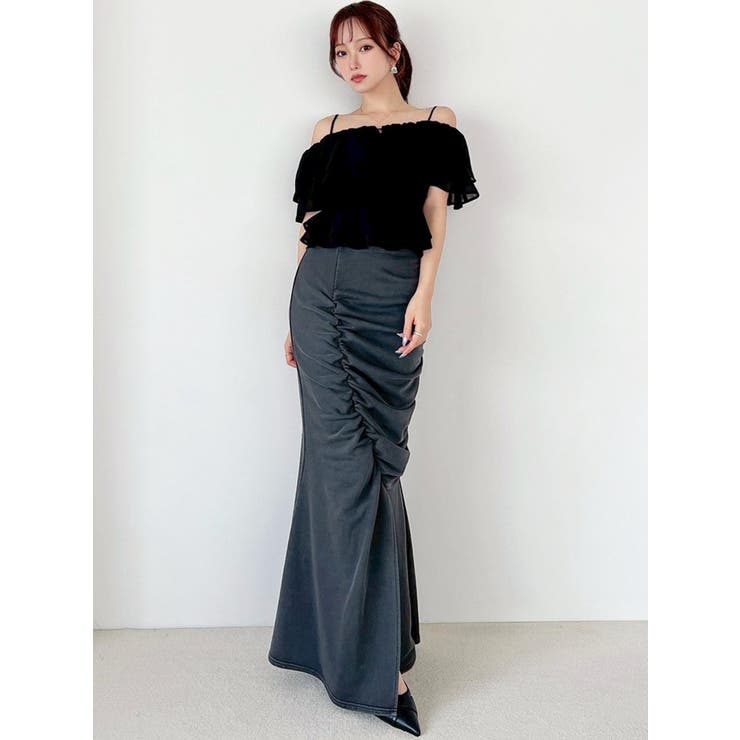 オフショルシャーリングチュニック | RESEXXY | 詳細画像14 