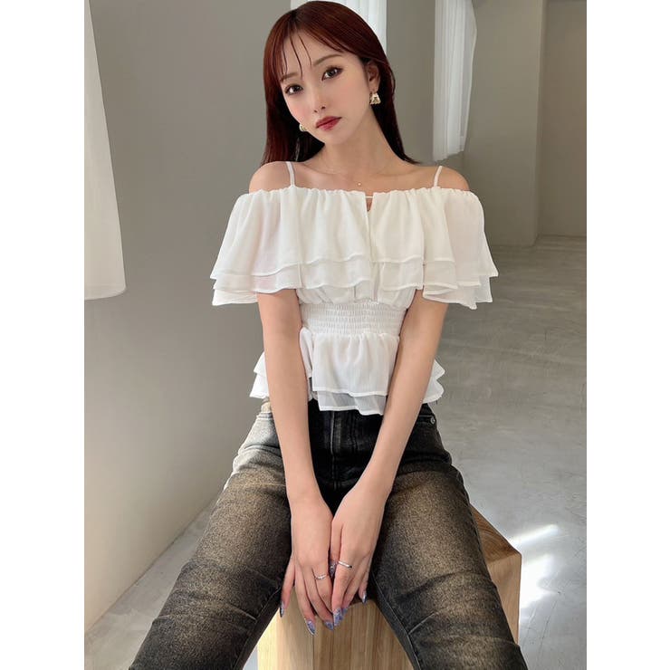 オフショルシャーリングチュニック | RESEXXY | 詳細画像16 