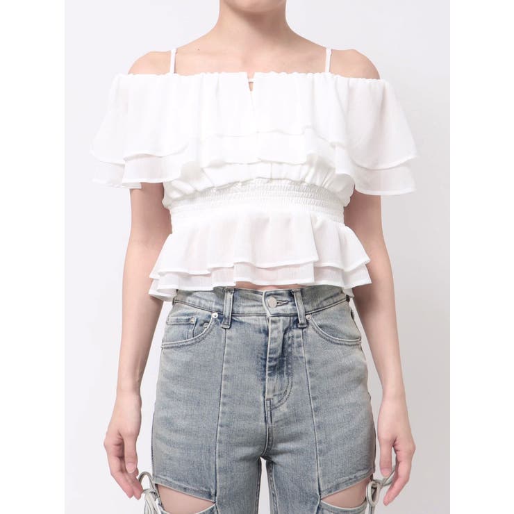 オフショルシャーリングチュニック | RESEXXY | 詳細画像24 