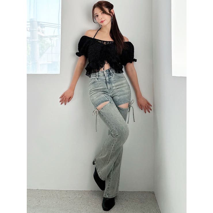 レースドッキングフリルブラウス | RESEXXY | 詳細画像11 