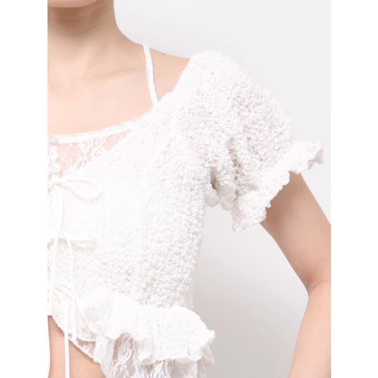 レースドッキングフリルブラウス | RESEXXY | 詳細画像21 