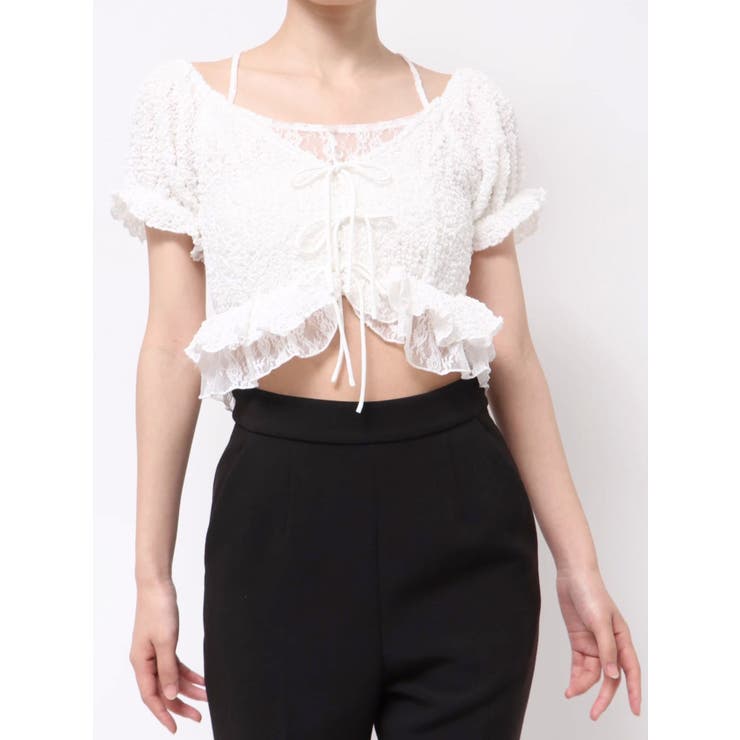 レースドッキングフリルブラウス | RESEXXY | 詳細画像28 