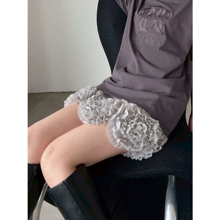 グレー | コサージュミニスカート | RESEXXY