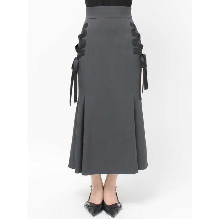 RESEXXY サイドリボンマーメイドスカート ブラック 新品 サイドリボンマーメイドスカート[品番：MKSW0065680]｜RESEXXY