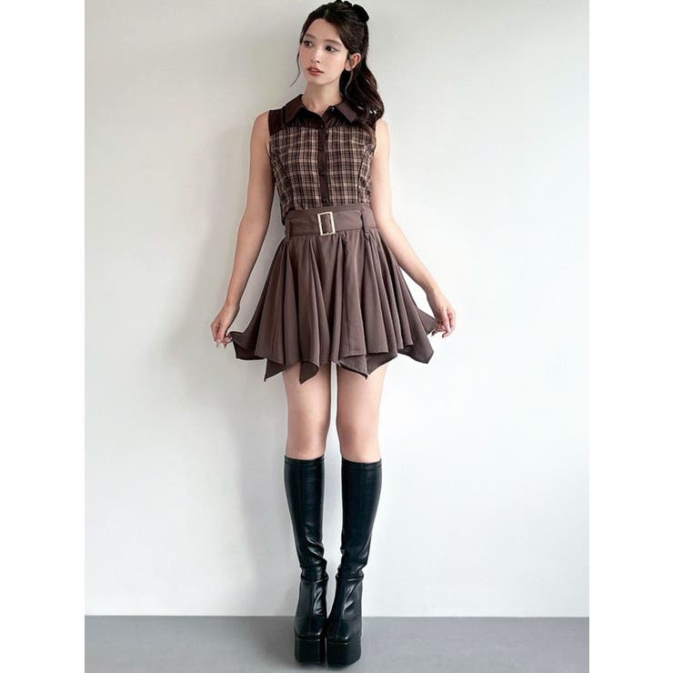 ランダムヘムラッフルミニスカート[品番：MKSW0066285]｜RESEXXY