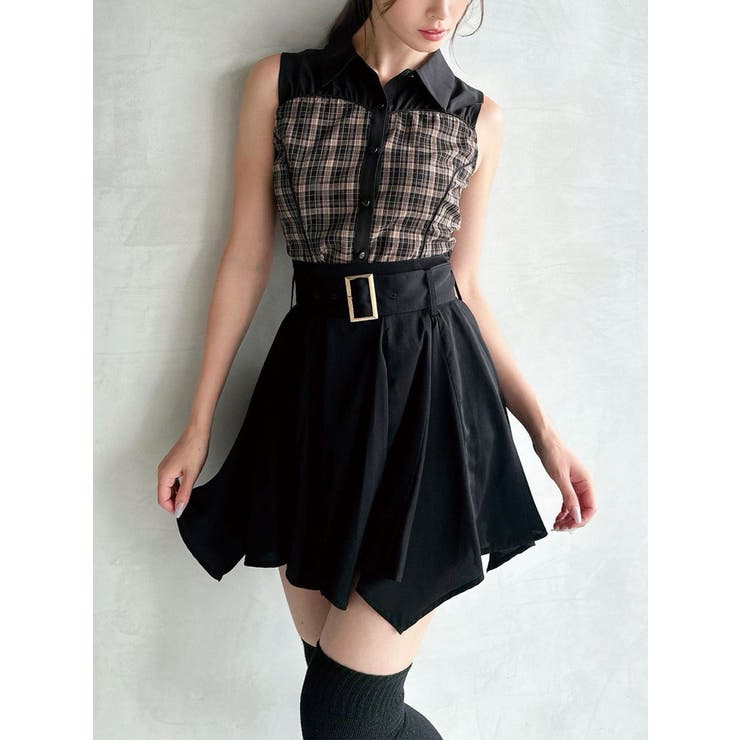 ランダムヘムラッフルミニスカート[品番：MKSW0066285]｜RESEXXY