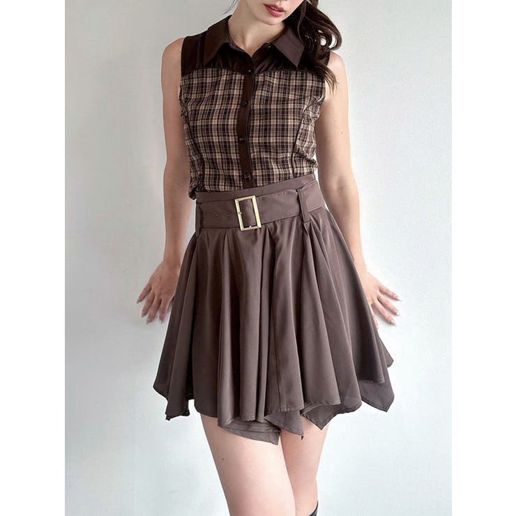 ランダムヘムラッフルミニスカート[品番：MKSW0066285]｜RESEXXY