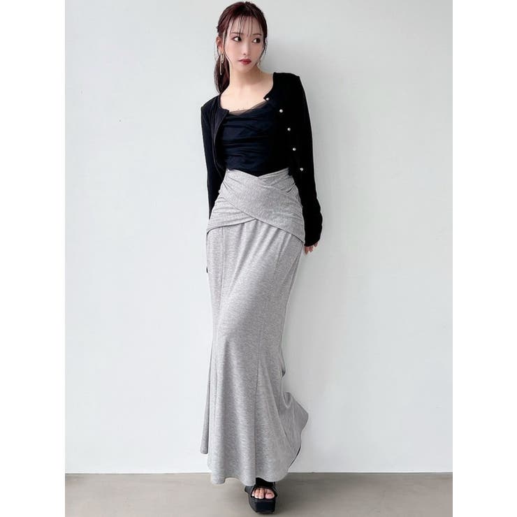 最大10%OFFクーポン カシュクールマーメイドスカート[品番：MKSW0064627]｜RESEXXY アロマグッズ
