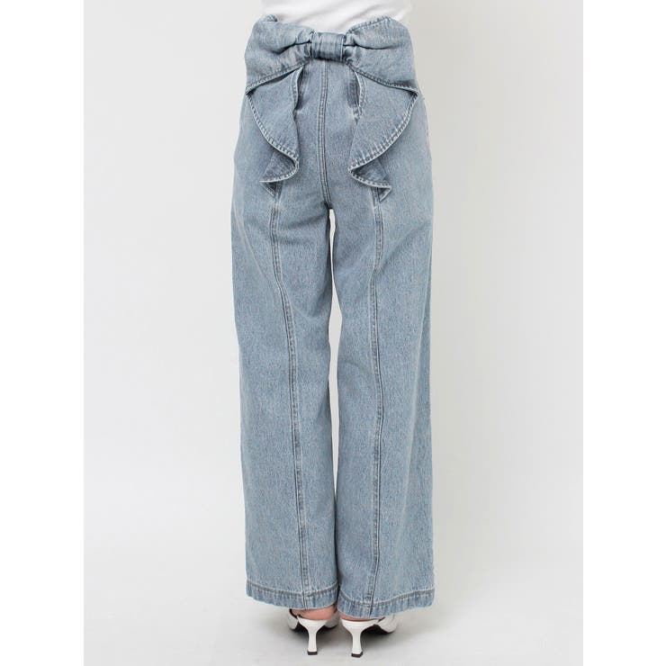 バックリボンデニムパンツ[品番：MKSW0064621]｜RESEXXY