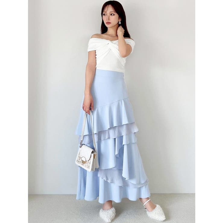 ツイストオフショルニットトップス | RESEXXY | 詳細画像24 