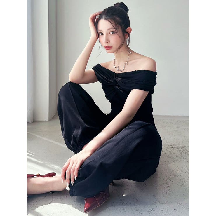 ツイストオフショルニットトップス | RESEXXY | 詳細画像28 