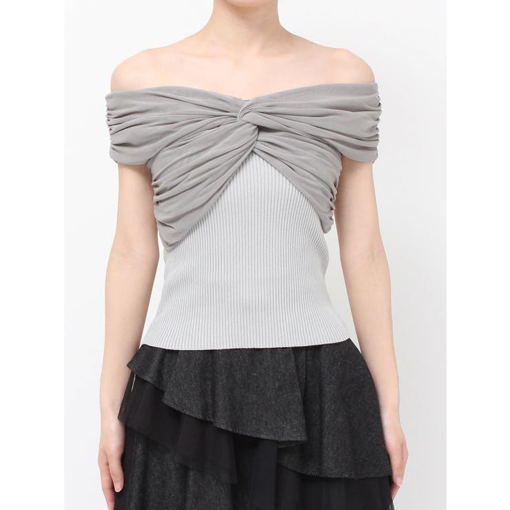 ツイストオフショルニットトップス | RESEXXY | 詳細画像32 