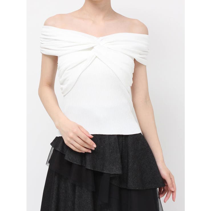 ツイストオフショルニットトップス | RESEXXY | 詳細画像43 