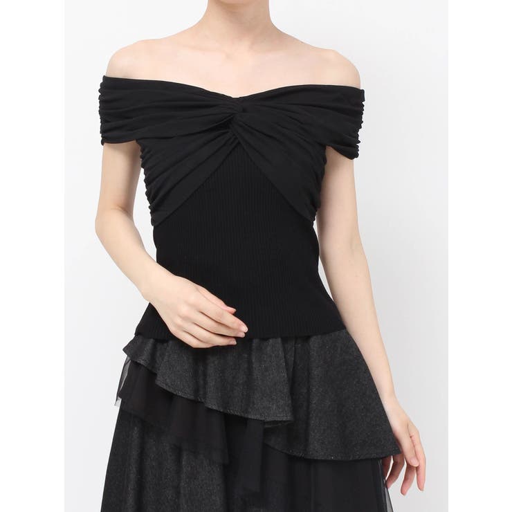 ツイストオフショルニットトップス | RESEXXY | 詳細画像45 