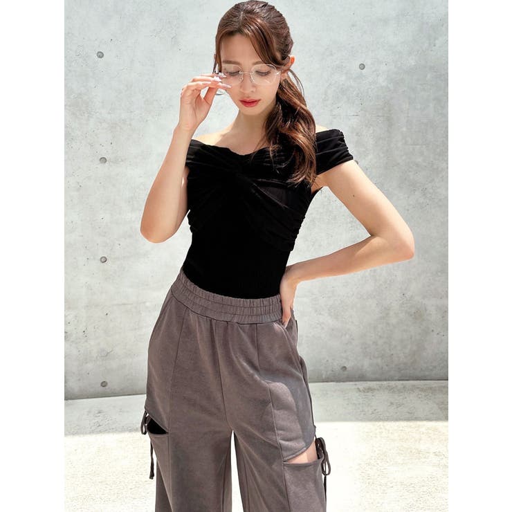 ツイストオフショルニットトップス | RESEXXY | 詳細画像5 