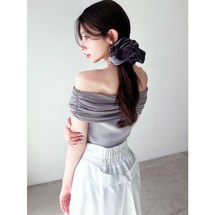 ツイストオフショルニットトップス | RESEXXY | 詳細画像6 