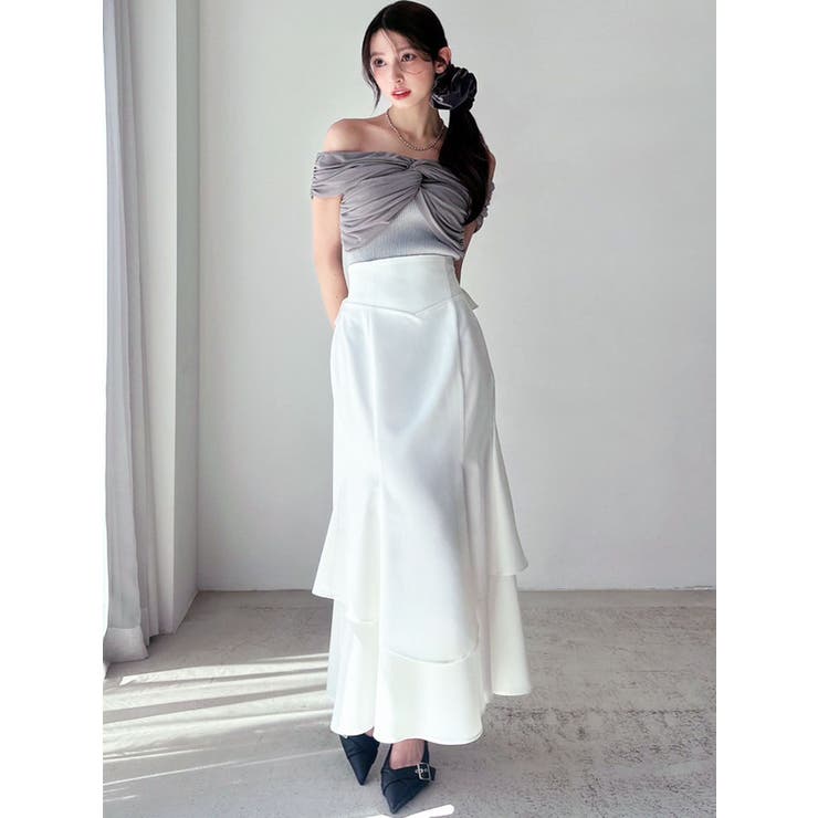 ツイストオフショルニットトップス | RESEXXY | 詳細画像9 