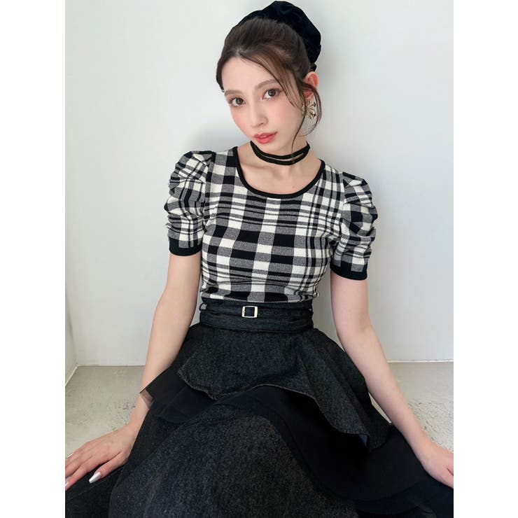 チョーカーデザインニットトップス[品番：MKSW0064993]｜RESEXXY