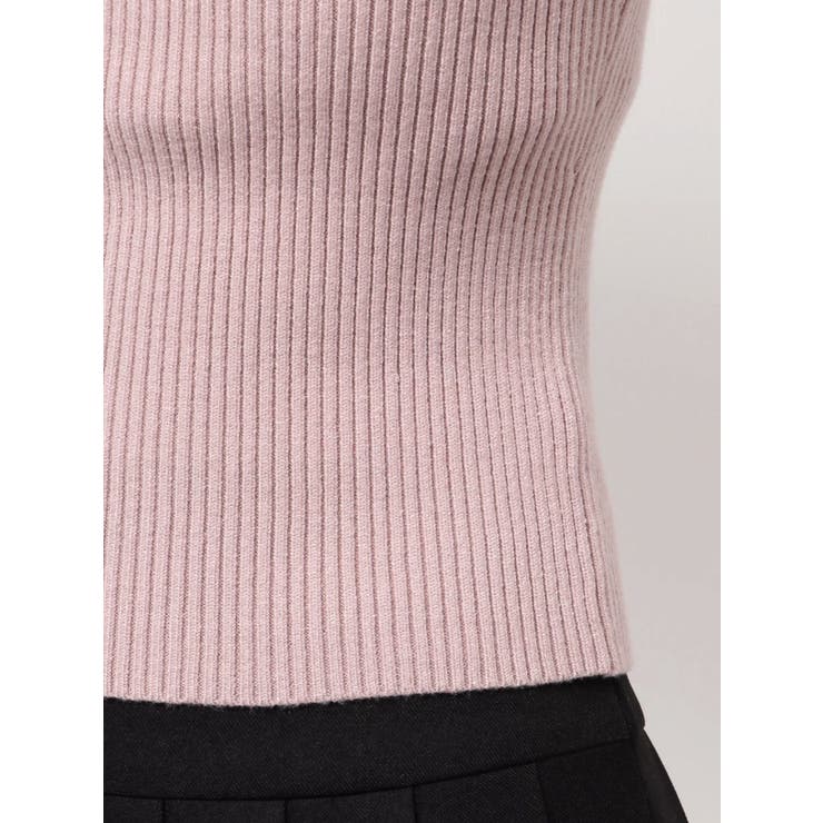 スリーブレースアップバイカラーニットトップス | RESEXXY | 詳細画像20 