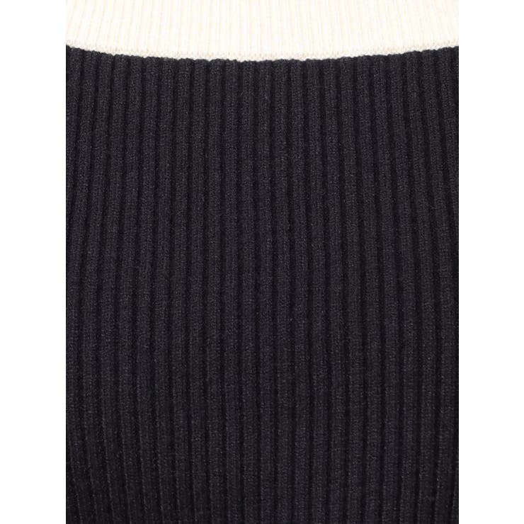 スリーブレースアップバイカラーニットトップス | RESEXXY | 詳細画像24 