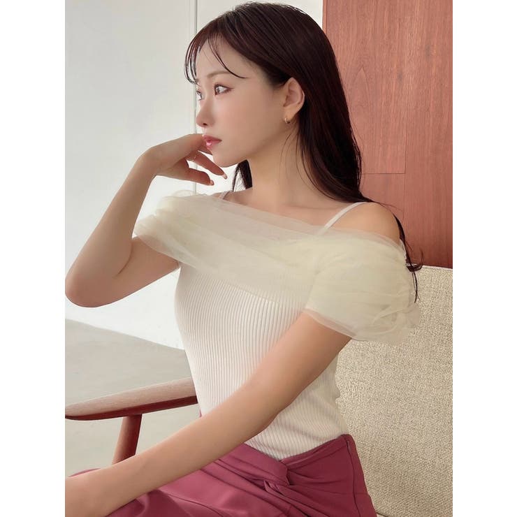 シアーコンビオフショルニット | RESEXXY | 詳細画像12 