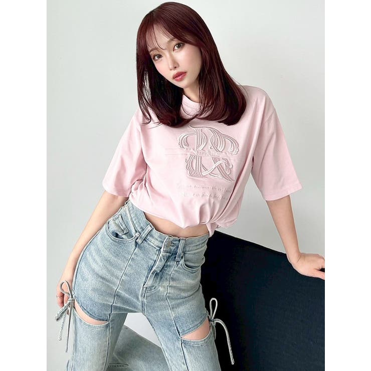 エンブロイダリーロゴTシャツ[品番：MKSW0064997]｜RESEXXY