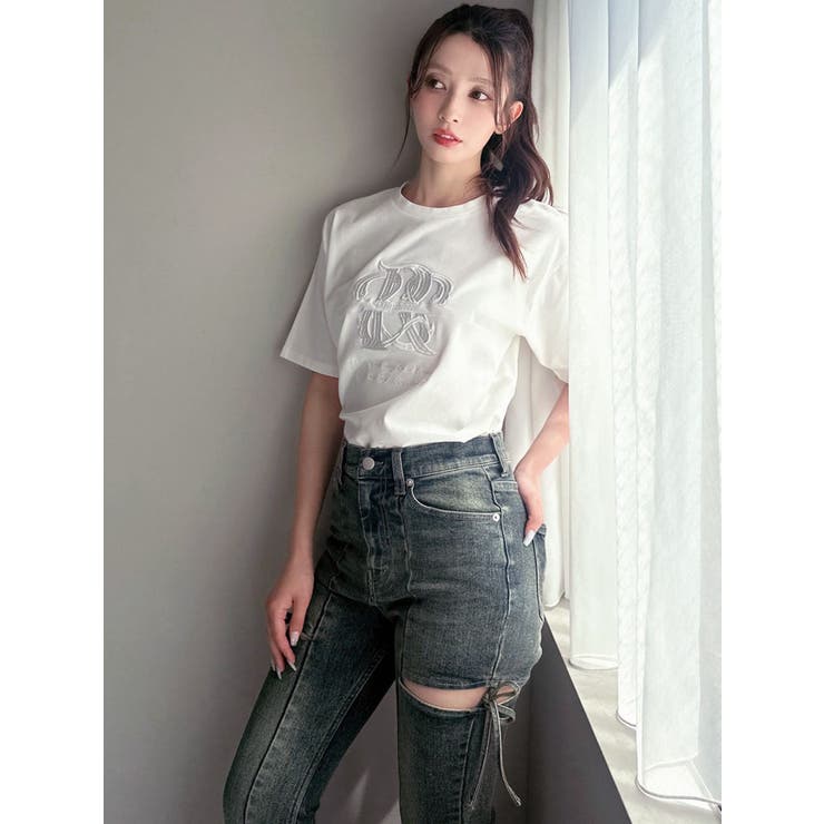エンブロイダリーロゴTシャツ[品番：MKSW0064997]｜RESEXXY