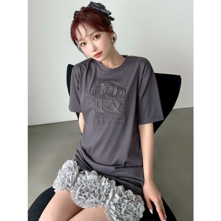 超安い エンブロイダリーロゴTシャツ[品番：MKSW0064997]｜RESEXXY トップス