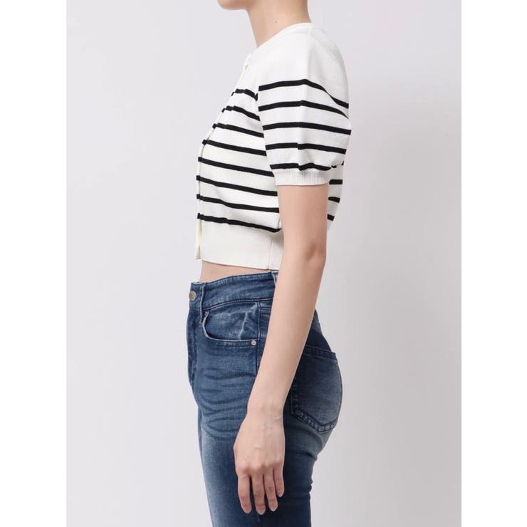 クルーネックハーフスリーブニットカーデ | RESEXXY | 詳細画像33 