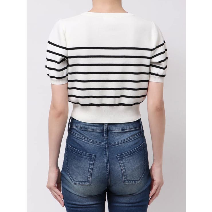 クルーネックハーフスリーブニットカーデ | RESEXXY | 詳細画像34 