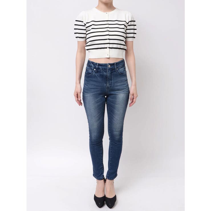 クルーネックハーフスリーブニットカーデ | RESEXXY | 詳細画像39 