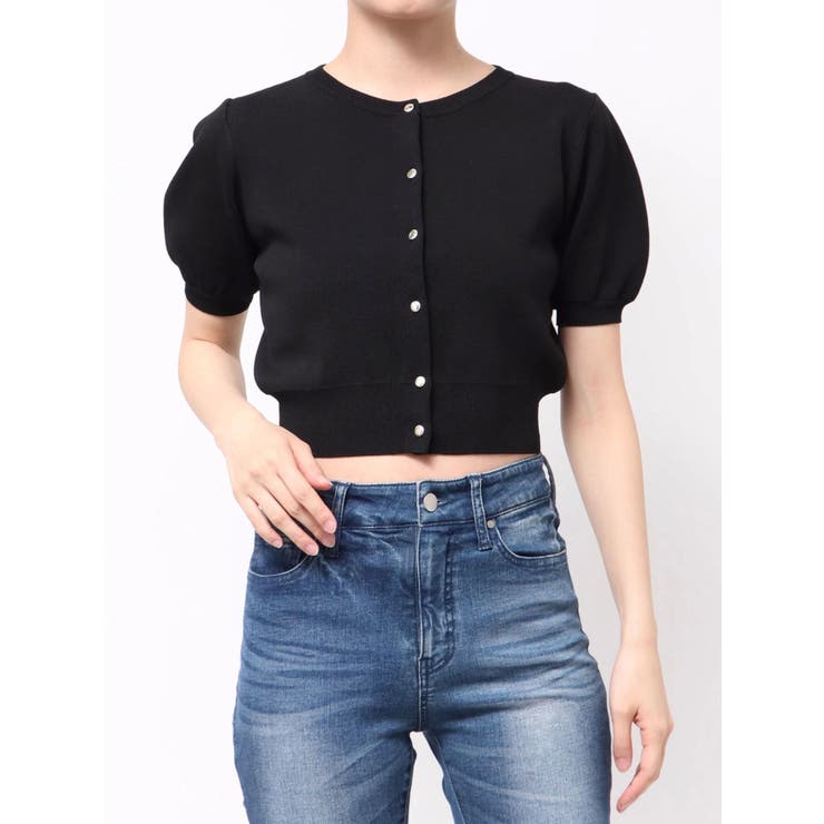 クルーネックハーフスリーブニットカーデ | RESEXXY | 詳細画像44 