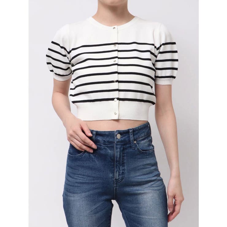 クルーネックハーフスリーブニットカーデ | RESEXXY | 詳細画像47 