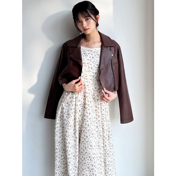 フェイクレザーライダースジャケット | RESEXXY | 詳細画像12 